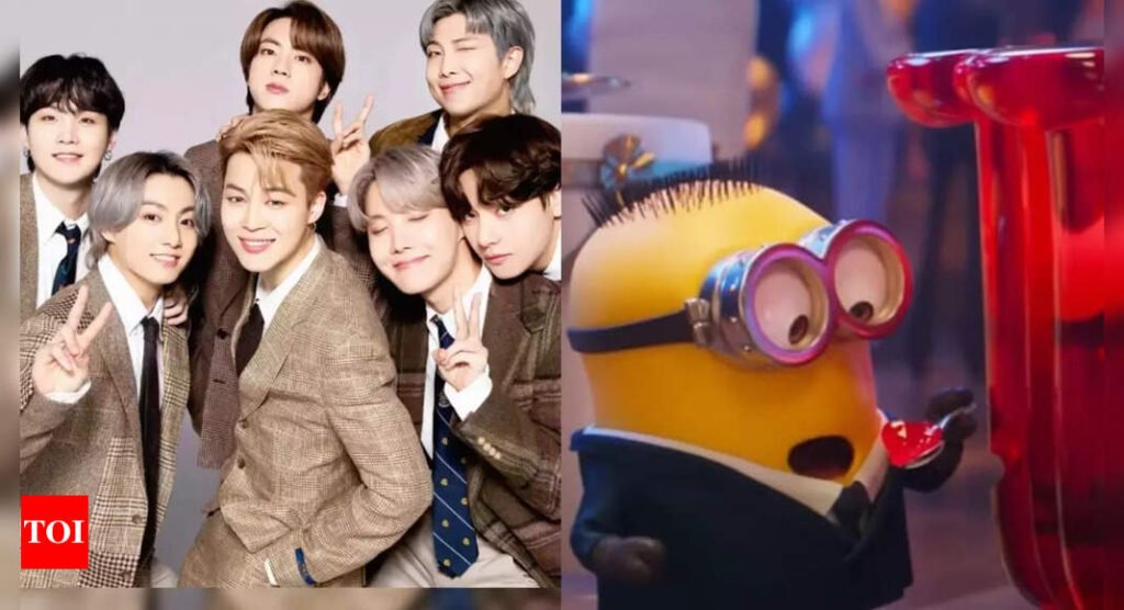 Netizens speculate BTS's Hollywood entry with 'Despicable Me 4' after a quirky poster went viral on internet - See inside | English Movie News Filmymeet