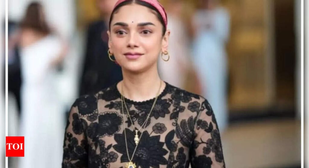 Aditi Rao Hydari stuns in black outfit post salon session, fans go gaga over her stylish appearance | Hindi Movie News Filmymeet