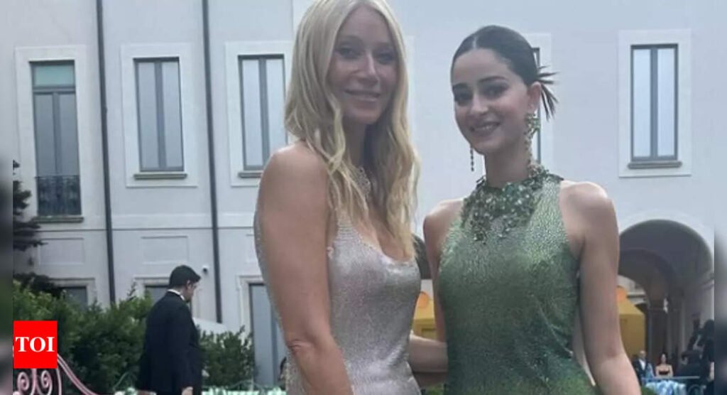 Ananya Panday meets Gwyneth Paltrow at Milan event, calls her 'one of the sweetest people ever' | Hindi Movie News Filmymeet