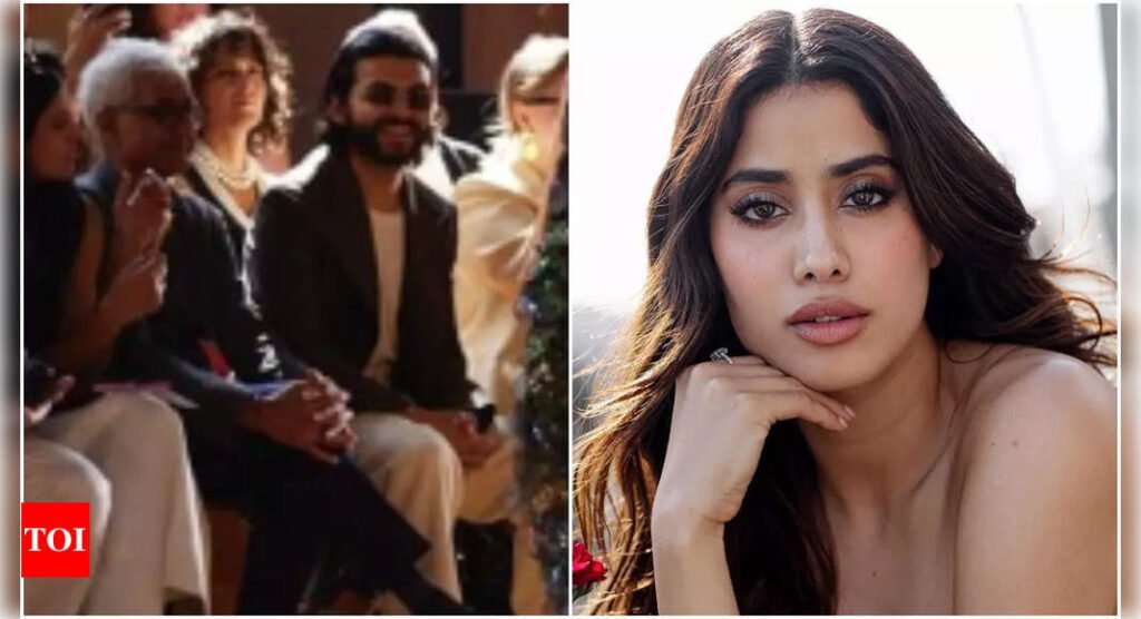 Janhvi Kapoor's rumored boyfriend, Shikhar Pahariya, cheers her at an event in Paris | Hindi Movie News Filmymeet