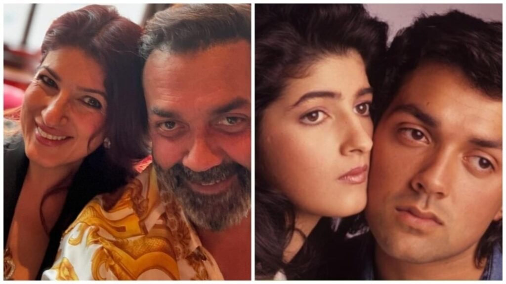 Twinkle Khanna 'thrilled to see Bobby Deol doing so well'; shares pics from their debut film Barsaat. See post | Bollywood FilmyMeet