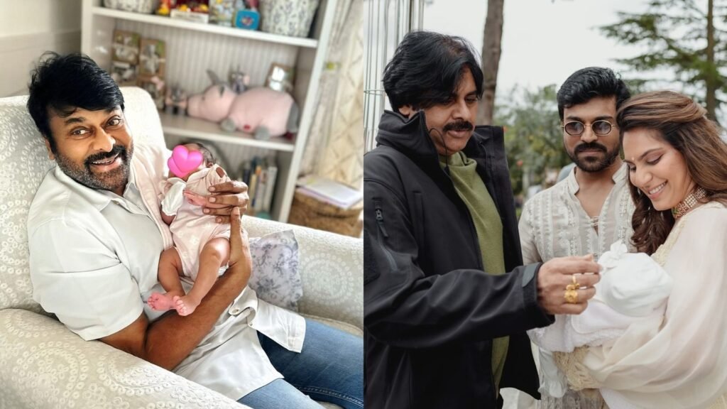 Happy birthday Klin Kaara: Cutest pics of Chiranjeevi's 'little star' with Ram Charan-Upasana, Pawan Kalyan & family FilmyMeet