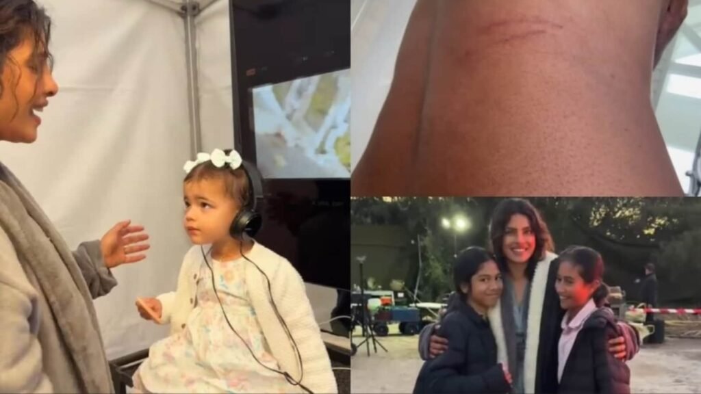 Priyanka Chopra gives glimpses of The Bluff sets in new video: Injuries, meeting fans to fun times with daughter Malti | Bollywood FilmyMeet