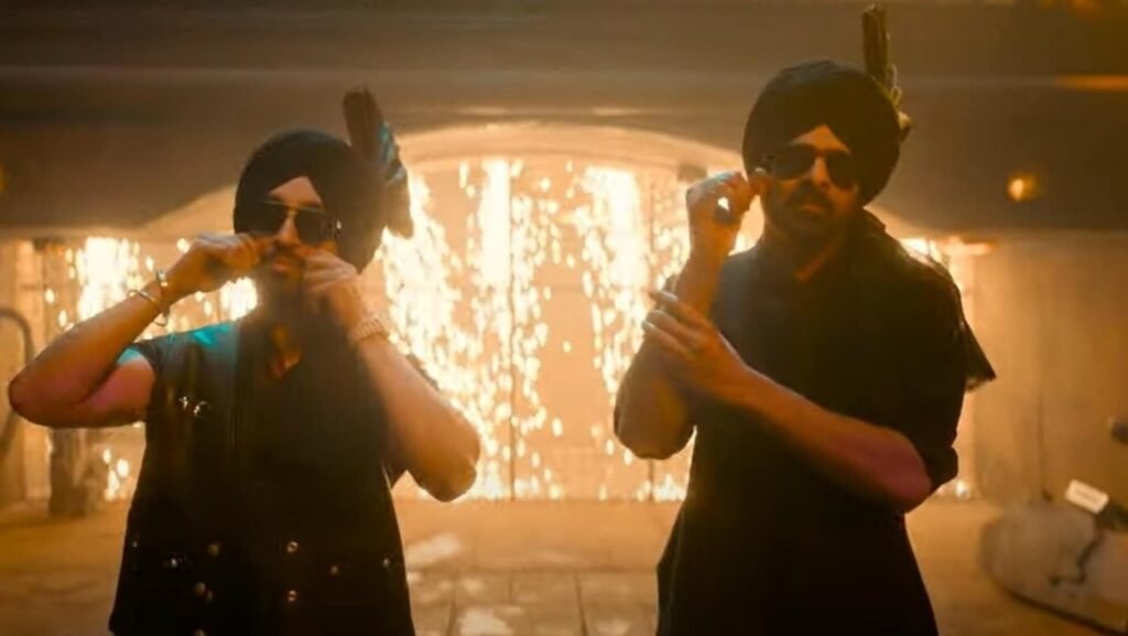 Bhairava Anthem: Prabhas flexes his biceps, Diljit Dosanjh screams ‘Punjabi aa gaye oye’. Watch FilmyMeet