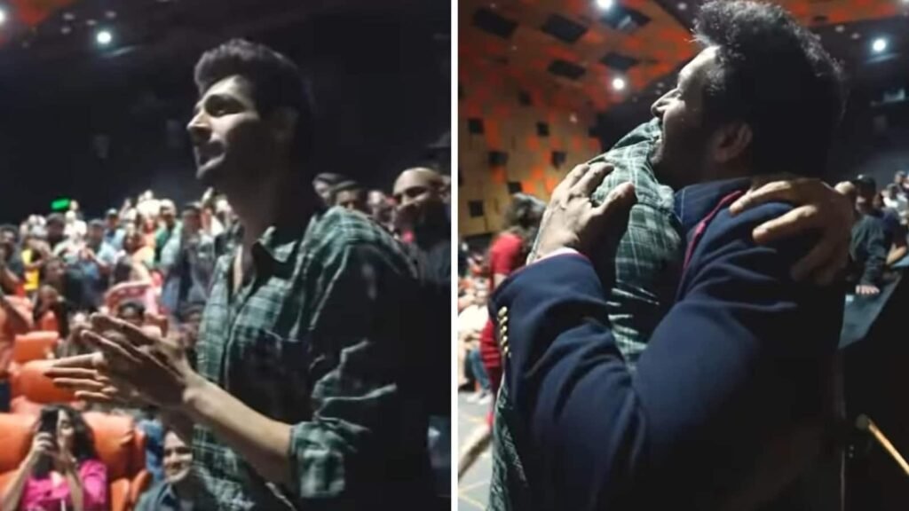 Kartik Aaryan is ‘emotional and proud’ as Chandu Champion gets standing ovation, hugs director Kabir Khan. Watch | Bollywood FilmyMeet