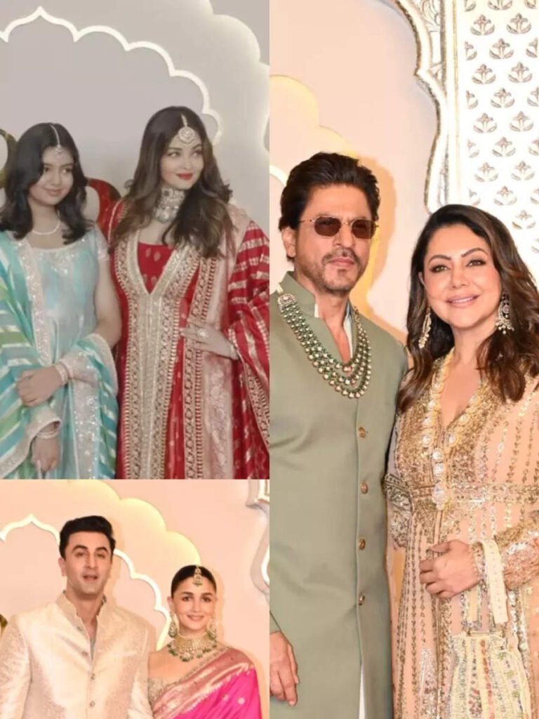 Shah Rukh Khan, Priyanka Chopra, Aishwarya: Best dressed celebs at Anant-Radhika wedding​ Filmymeet