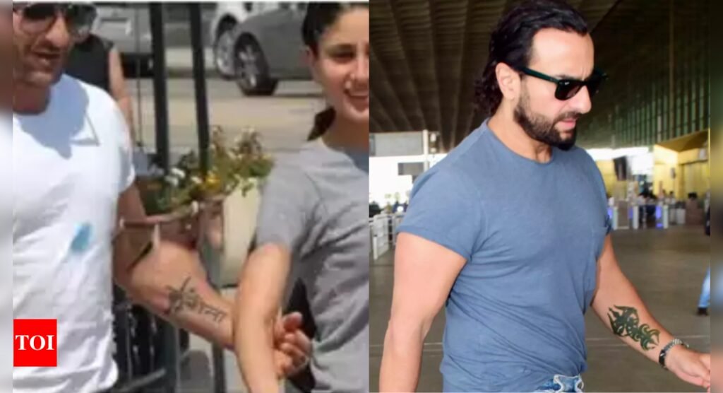 Throwback: When Saif Ali Khan modified the famous 'Kareena' tattoo on his forearm | Hindi Movie News Filmymeet