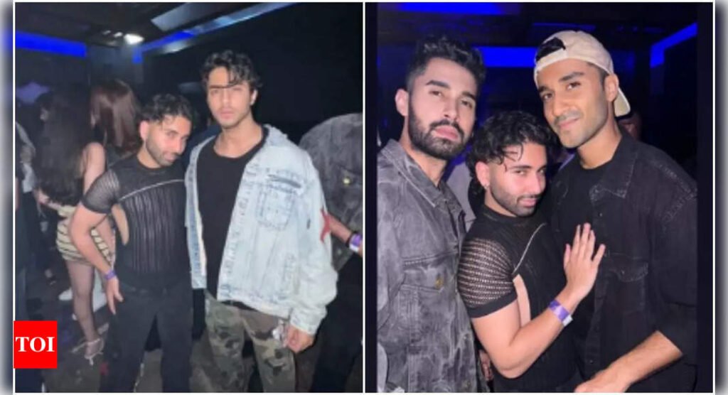 Pics: Aryan Khan hosts star-studded party with Nirvan Khan, Lakshya, Raghav Juyal, Orry, and more | Hindi Movie News Filmymeet