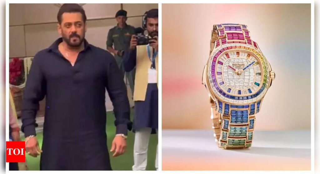 Salman Khan Watch Price: Did you spot Salman Khan's swanky Rs 20.87 Crore watch? | Filmymeet