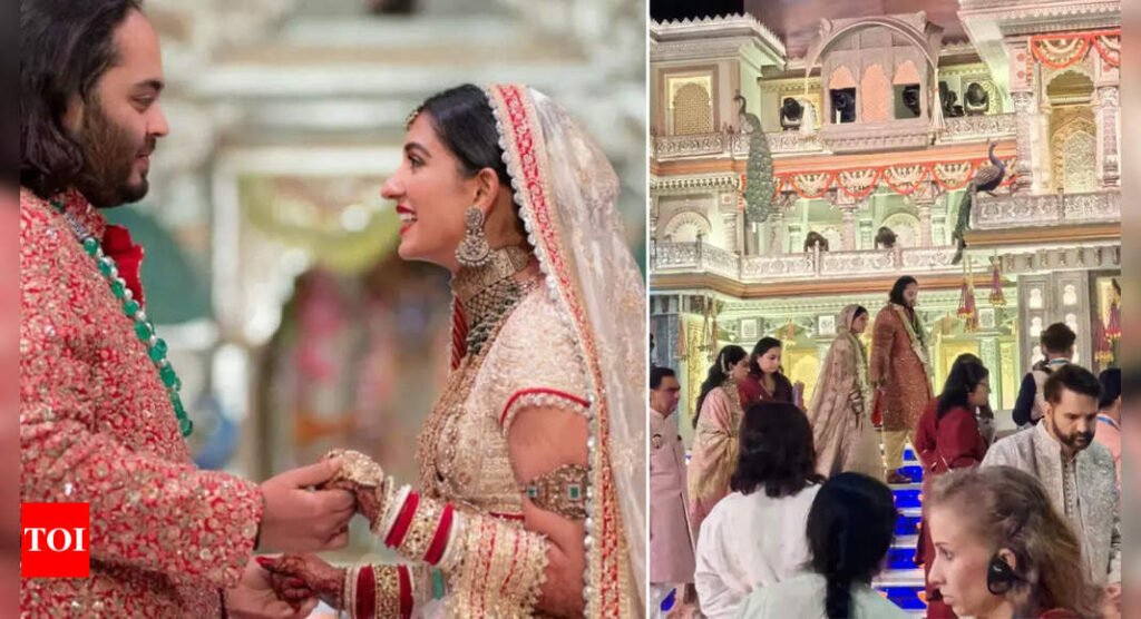 Anant Ambani and Radhika Merchant wedding: Unseen inside pictures of couple after varmala ceremony | Hindi Movie News Filmymeet