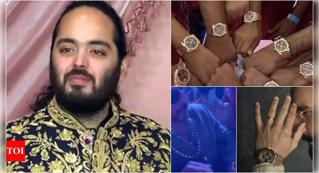 Anant Ambani's Lavish Wedding Ceremony with Luxury Watches Gifted to Groomsmen | Filmymeet