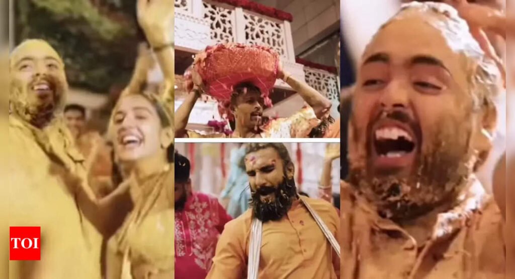 From Mukesh Ambani-Nita Ambani to Hardik Pandya-Ranveer Singh, Anant Ambani and Radhika Merchant's haldi ceremony was filled with laughter, love and fun moments | Hindi Movie News Filmymeet