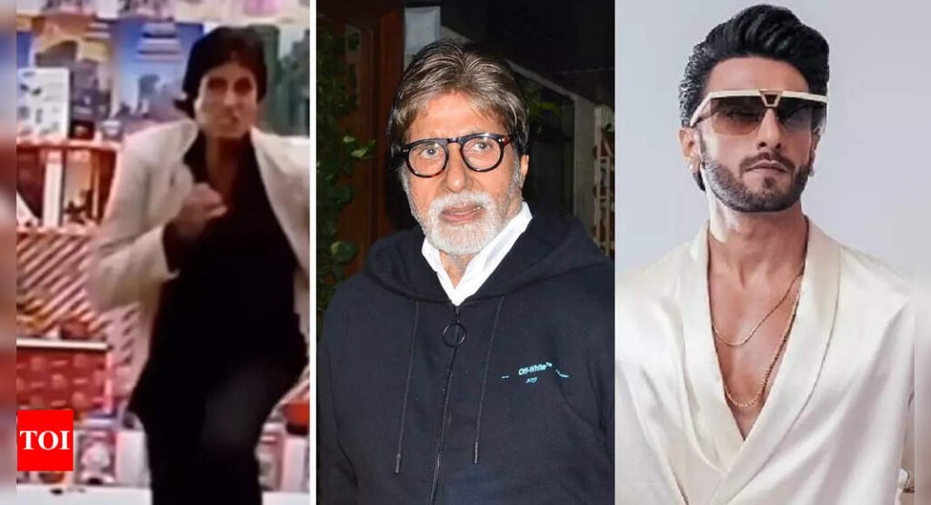 Amitabh Bachchan drops then and now video of his signature run, the new 'Don', Ranveer Singh is in awe - WATCH | Hindi Movie News Filmymeet