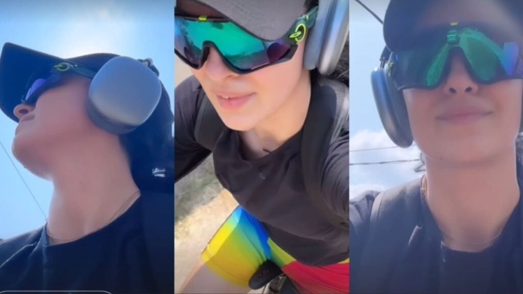 Natasa Stankovic smiles as she goes cycling in Serbia day after announcing separation from Hardik Pandya | Bollywood FilmyMeet