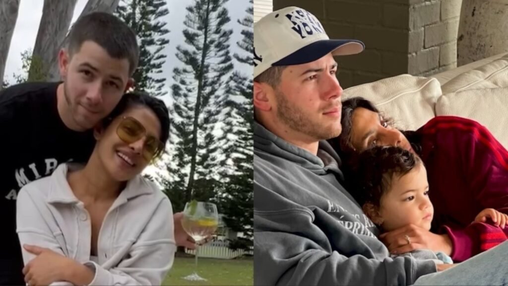 Priyanka Chopra shares video of Malti Marie humming on The Bluff sets; Nick Jonas joins them as they watch Frozen | Bollywood FilmyMeet