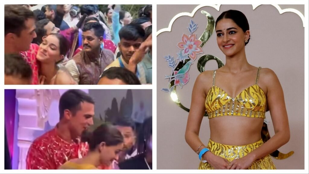 Ananya Panday finds love again? Her pic with mystery man from Ambani wedding sparks buzz | Bollywood FilmyMeet