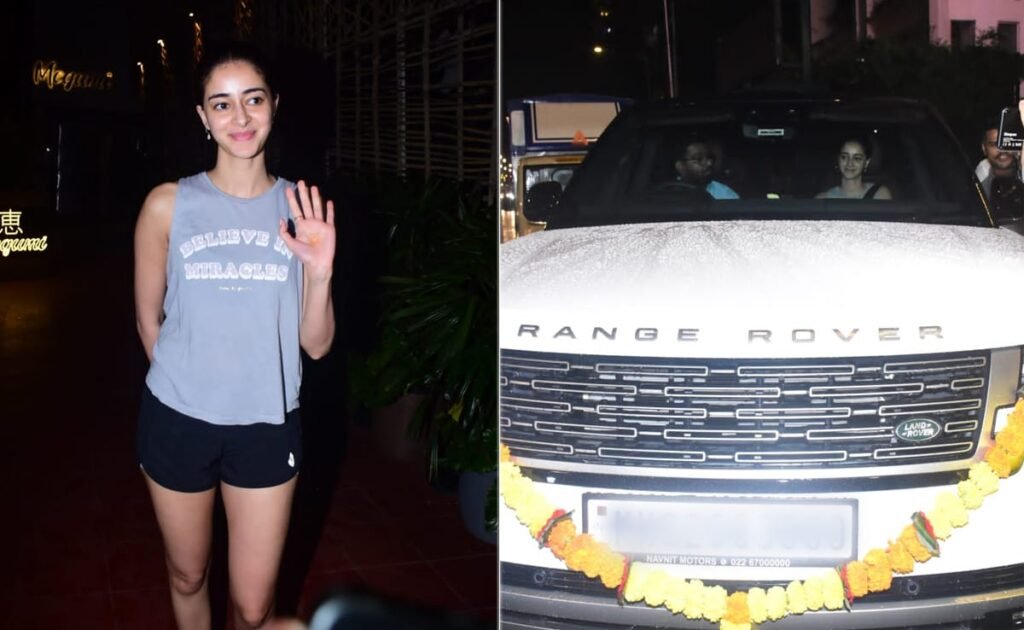 In Pics: Ananya Panday Buys Luxurious Range Rover. Here