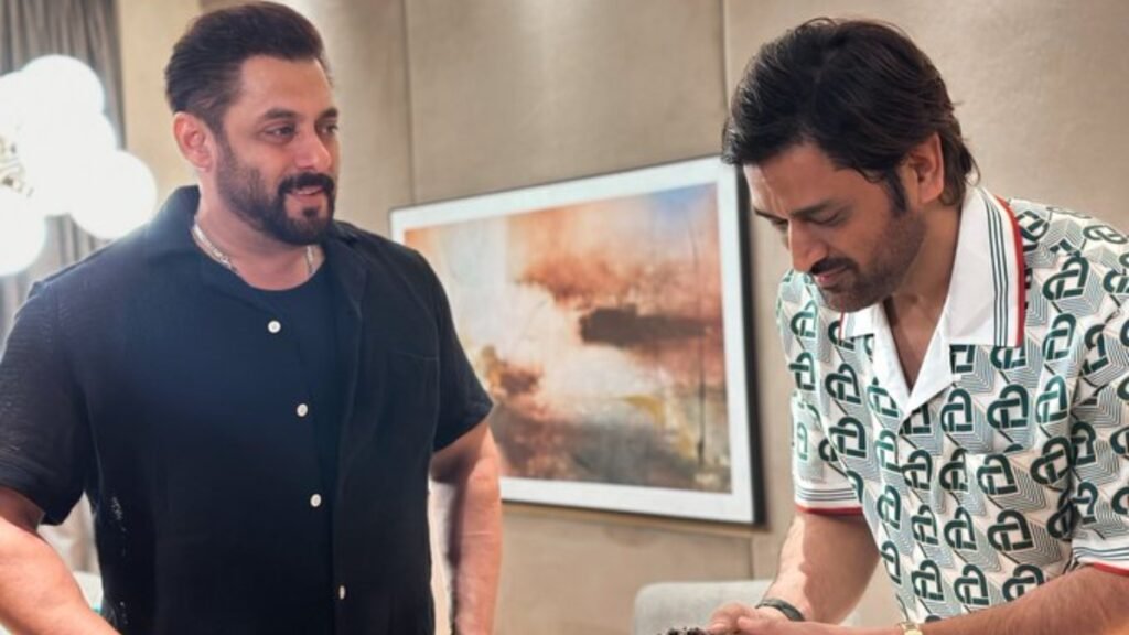 Salman Khan attends MS Dhoni's birthday, shares 'Happy Birthday Kaptaan Sahab!' post – India TV FilmyMeet