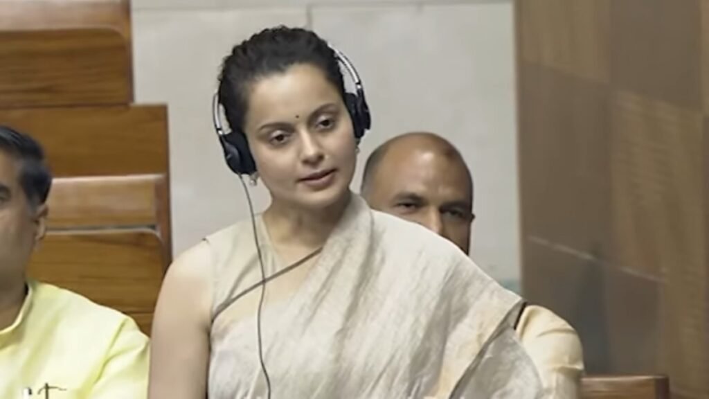 Kangana Ranaut delivers first speech in Parliament, talks about various art forms of Himachal FilmyMeet