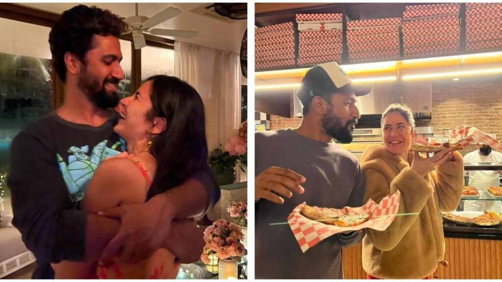 Vicky Kaushal shares unseen, adorable pics with Katrina Kaif on her birthday: From pizza fights to pujas together | Bollywood FilmyMeet