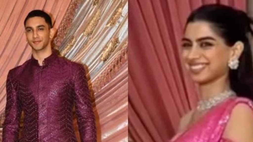 Khushi Kapoor blushes as paparazzi ask him to pose with rumoured boyfriend Vedang Raina at Ambani sangeet. Watch | Bollywood FilmyMeet