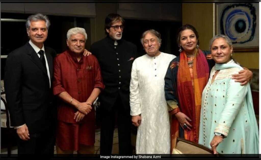 Amitabh Bachchan, Jaya Bachchan, Javed Akhtar, Shabana Azmi In A Throwback Pic