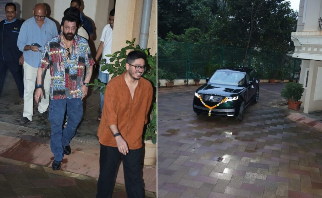 Sanjay Dutt Gifts Himself A Black Range Rover On His Birthday. See Pics FilmyMeet