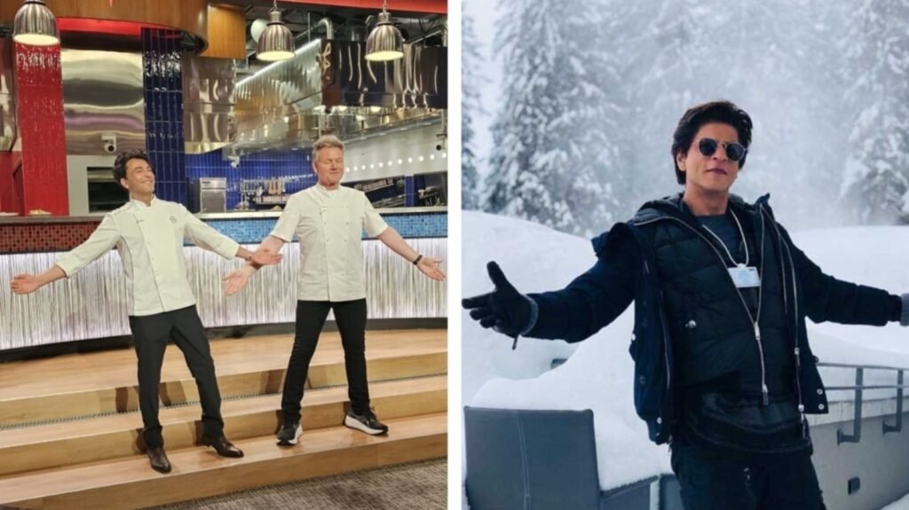 Vikas Khanna gets Gordon Ramsay to pose like Shah Rukh Khan; fends off negative comments with a sweet story about actor | Bollywood FilmyMeet