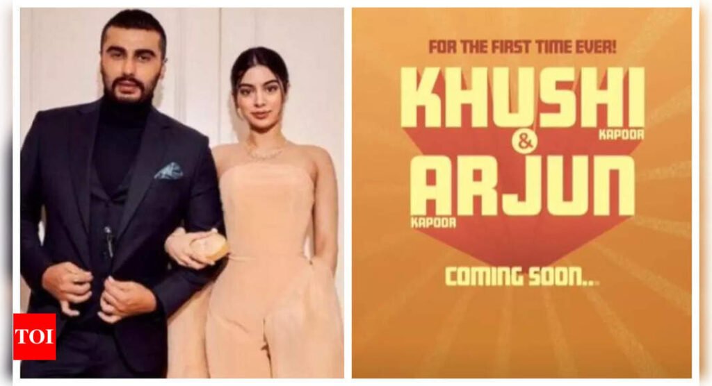 Arjun Kapoor and Khushi Kapoor tease fans with a cryptic post: 'For the first time ever...' - See inside | Filmymeet