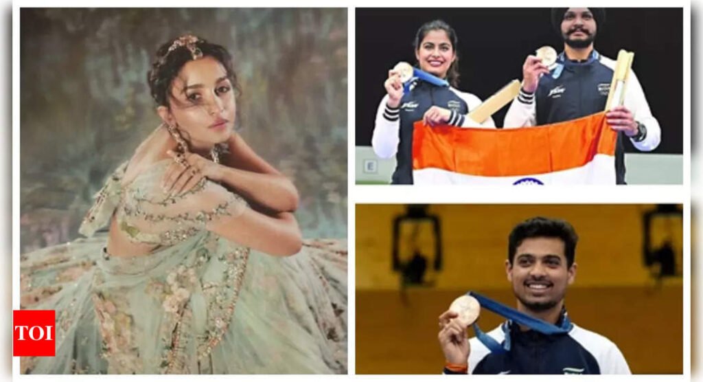 Alia Bhatt congratulates Manu Bhaker, Sarabjot Singh and Swapnil Kusale for their Olympics 2024 win | Hindi Movie News Filmymeet