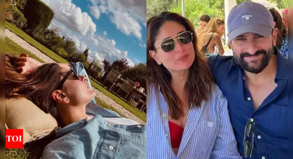 Kareena Kapoor Khan, Saif Ali Khan wrap up their vacay with laidback, sunkissed PICS, netizens react - See inside | Hindi Movie News Filmymeet