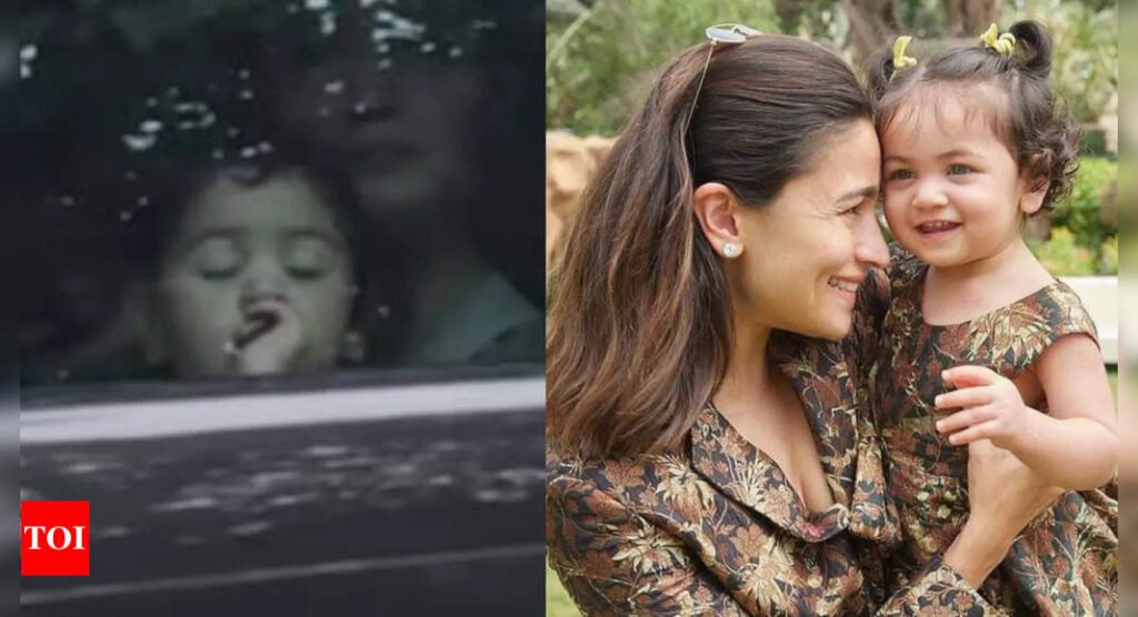 Raha Kapoor wins the internet again with her cuteness as she enjoys a car ride with mumma Alia Bhatt in the city | Hindi Movie News Filmymeet