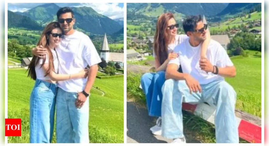 Shoaib Malik and Sana Javed share romantic photos from their Switzerland vacay; fans say 'MashaAllah' - See inside | Filmymeet