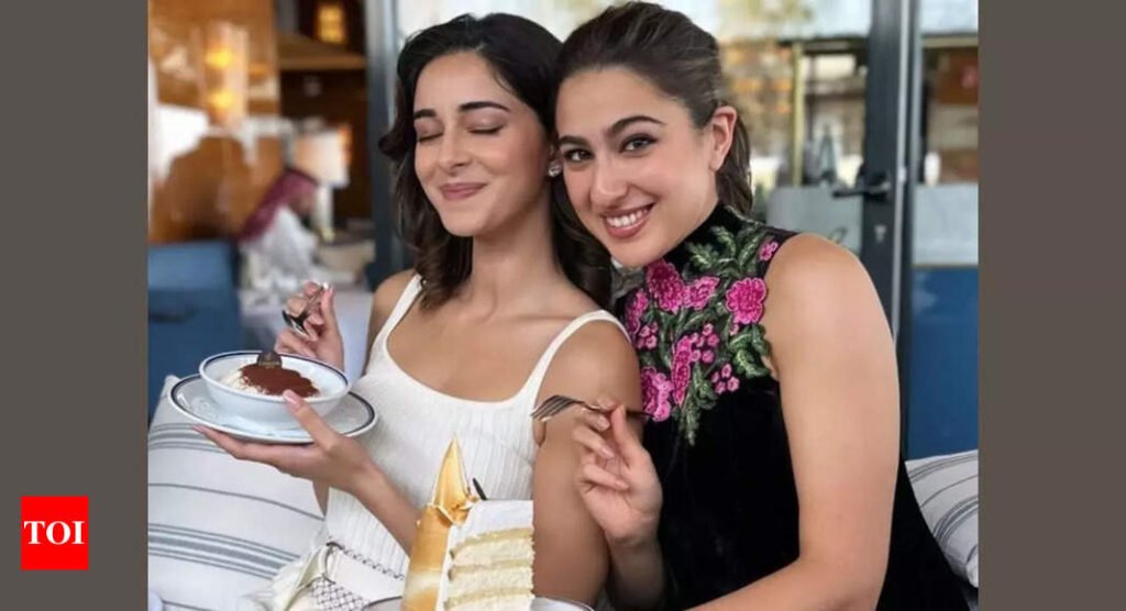 Ananya Panday's sweet birthday wish for Sara Ali Khan; “eat that cake” | Hindi Movie News Filmymeet