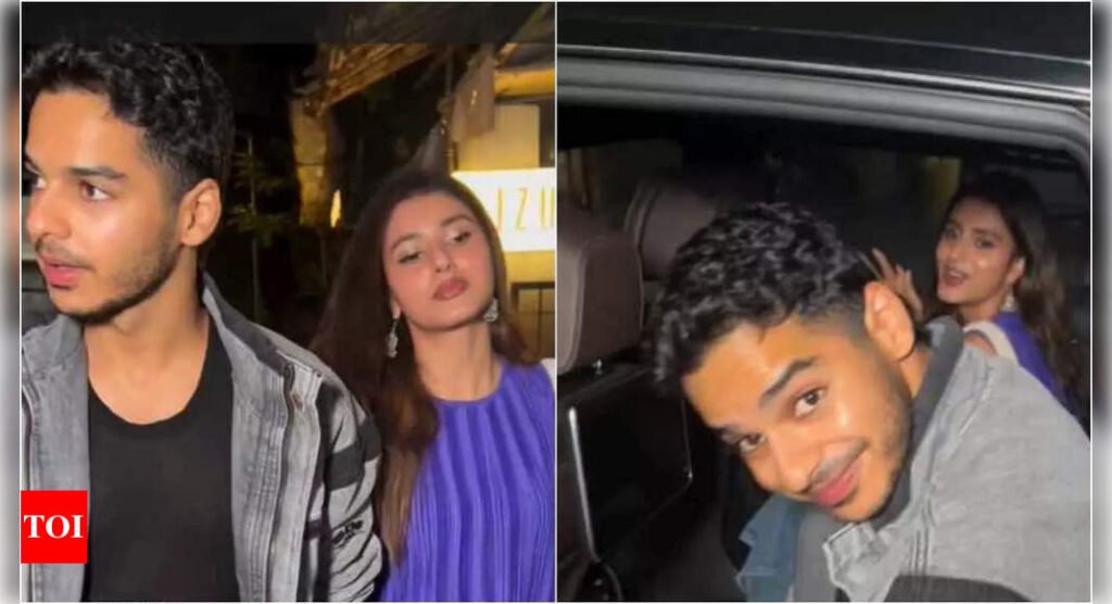 Ishaan Khatter holds rumoured girlfriend Chandi Bainz’s hand on dinner date, couple appears relaxed and happy Filmymeet