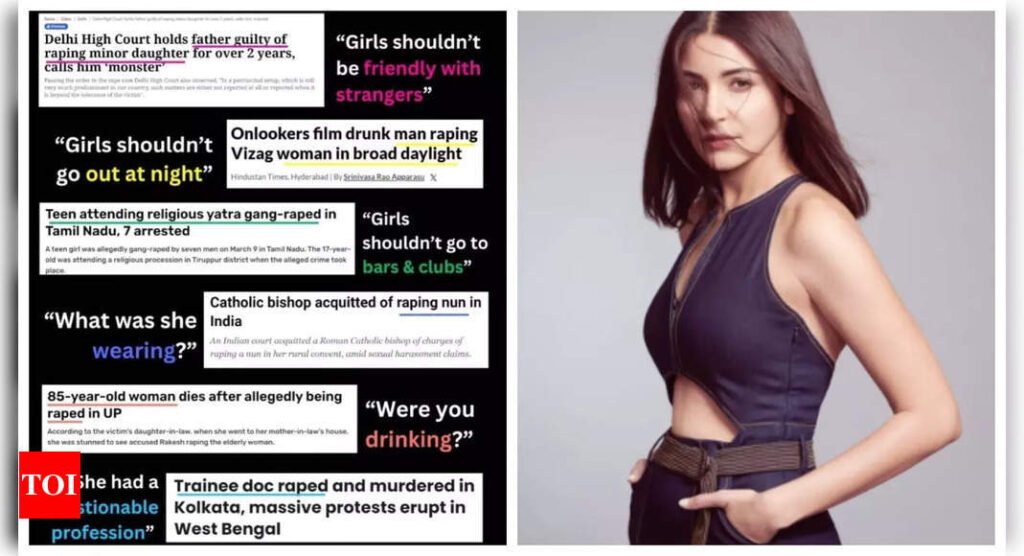 Anushka Sharma stands in solidarity with rape victims; joins social media trend asking 'Is it still her fault?' | Filmymeet