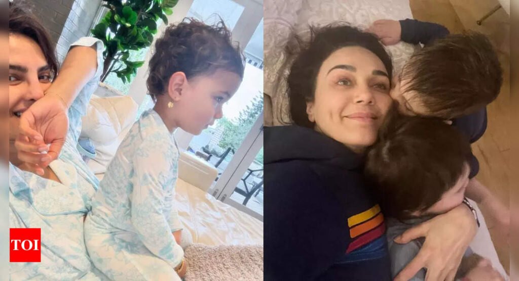 Priyanka Chopra's daughter Malti Marie bonds with Preity Zinta's children Jai and Gia as they indulge in 'weekend fun' - PIC inside | Hindi Movie News Filmymeet