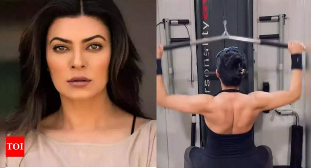 Watch: Sushmita Sen drops intense workout video, daughter Renee says "I gotta up my game!" | Hindi Movie News Filmymeet