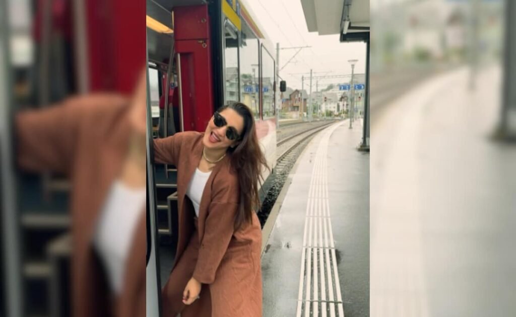 Gauahar Khan Shares A "Mandatory Filmy Reel" From Switzerland FilmyMeet