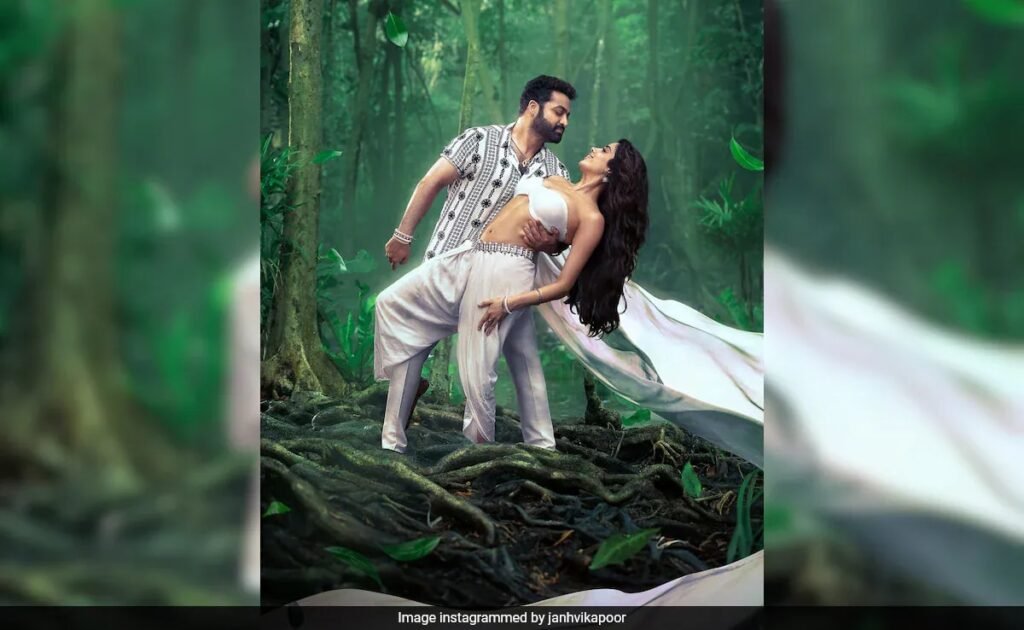 Jr NTR And Janhvi Kapoor Straight Out Of A Fairytale FilmyMeet