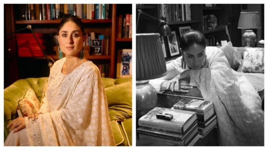 Kareena Kapoor channels her inner 'begum' as she poses inside gorgeous study at Mumbai home. See pics | Bollywood FilmyMeet