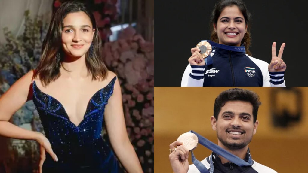 Alia Bhatt congratulates Manu Bhaker, Sarabjot Singh, Swapnil Kusale for their win at Paris Olympics 2024 – India TV FilmyMeet