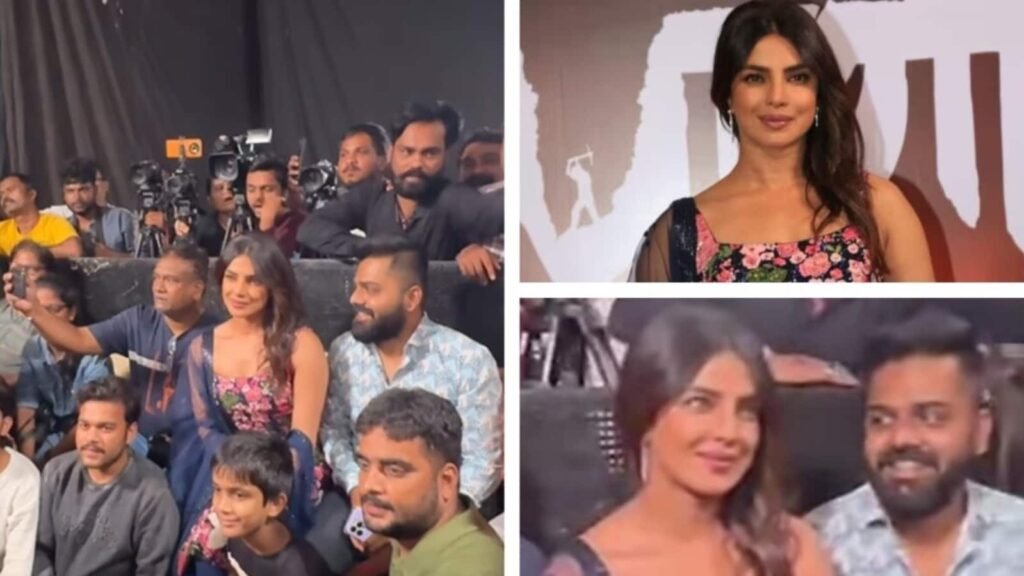 Internet reacts as ‘blue shirt guy’ just can't take his eyes off Priyanka Chopra's mesmerising beauty. Watch | Bollywood FilmyMeet