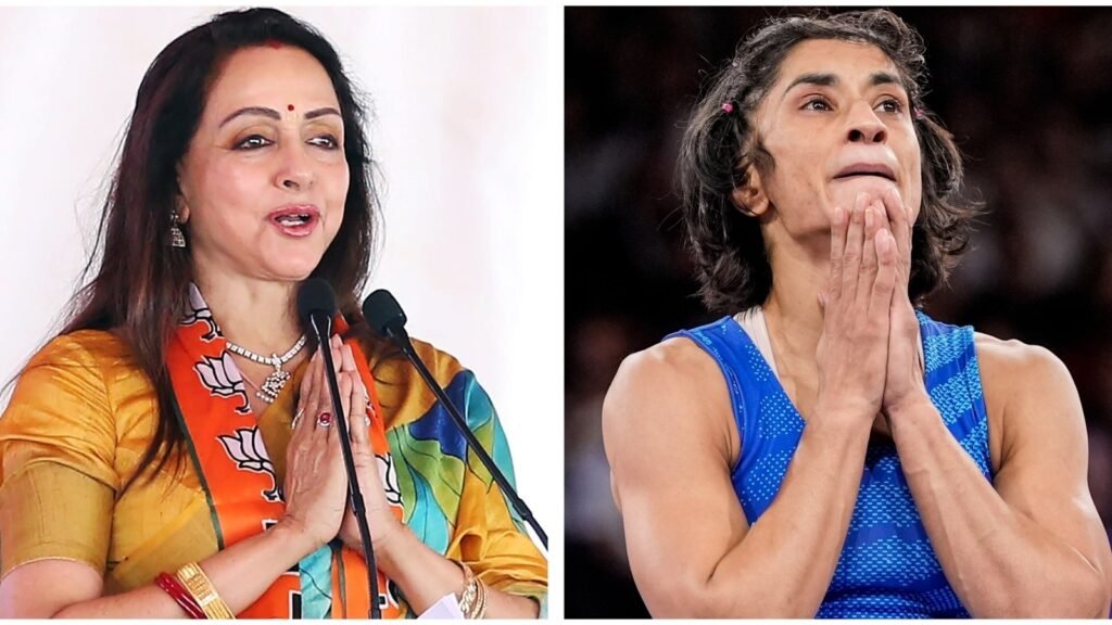 Hema Malini inspires internet's collective ‘facepalm’ with comment on Vinesh Phogat: ‘Important to keep weight in check’ | Bollywood FilmyMeet