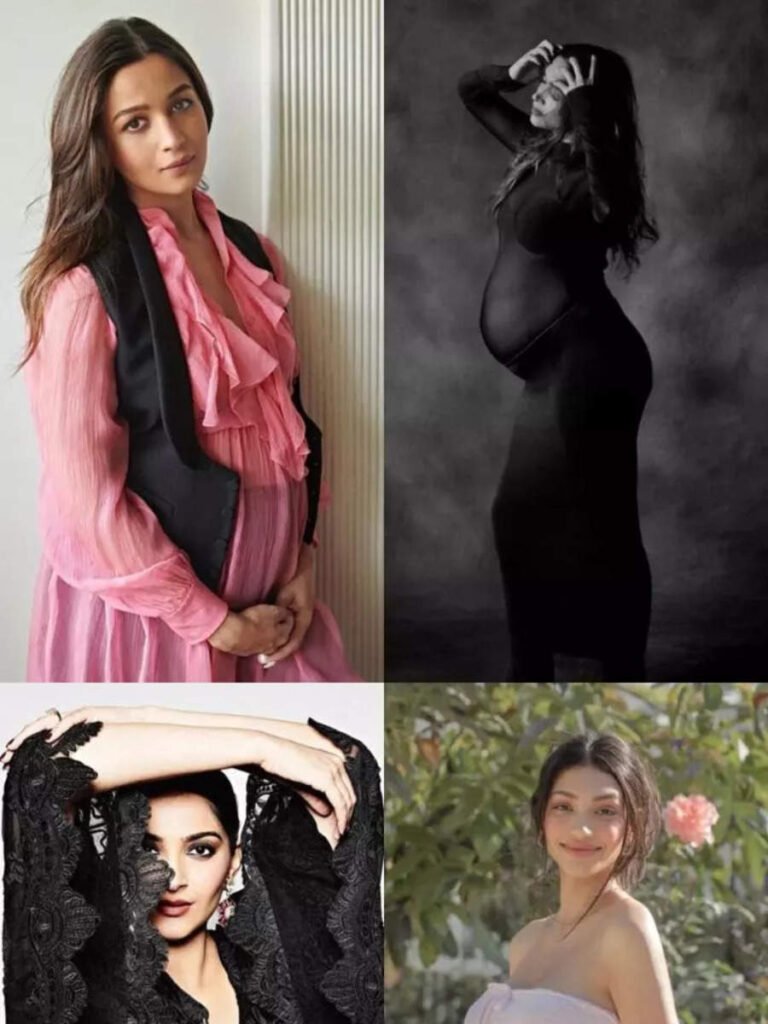 Stunning celebrity pregnancy photoshoots Filmymeet