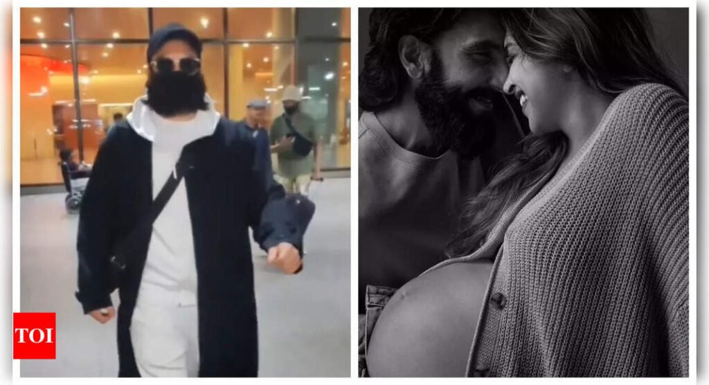 Daddy-to-be Ranveer Singh returns home as Deepika Padukone's delivery date draws close - WATCH | Filmymeet