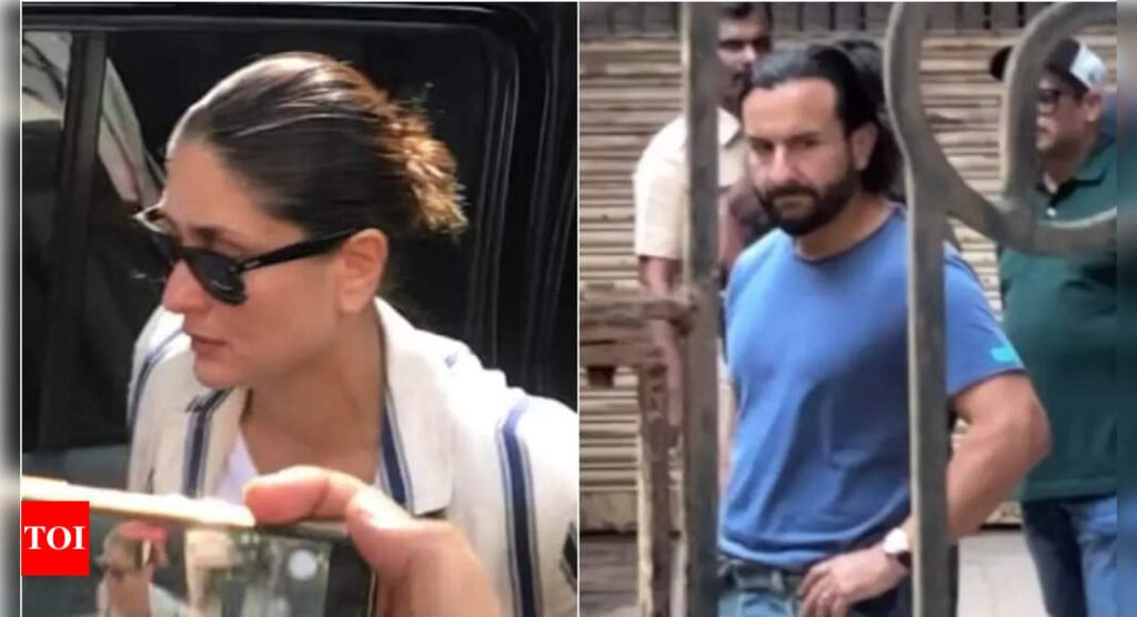 Kareena Kapoor and Saif Ali Khan reach Malaika Arora's family home after her father's tragic demise | Hindi Movie News Filmymeet