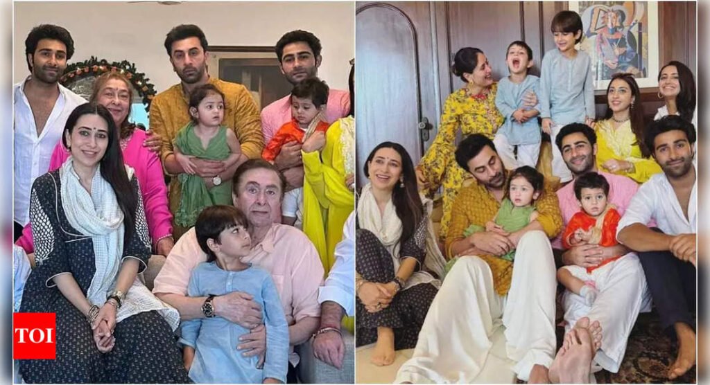 Ranbir Kapoor and daughter Raha Kapoor steal the show at the Kapoor family's Ganesh Chaturthi celebration; Alia Bhatt misses the festivities | Hindi Movie News Filmymeet