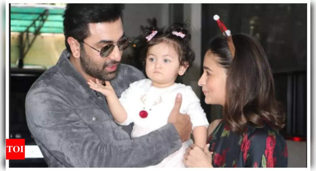 Raha: Throwback: When Ranbir Kapoor requested the paps not to shout, while introducing Raha on Christmas last year Filmymeet