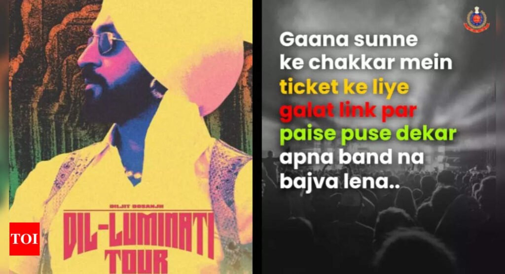 Ahead of Diljit Dosanjh’s Dil-Luminati concert, Delhi Police issues online fraud warning in the most hilarious way possible: ‘Paise puse baare soche duniya..’ | Filmymeet